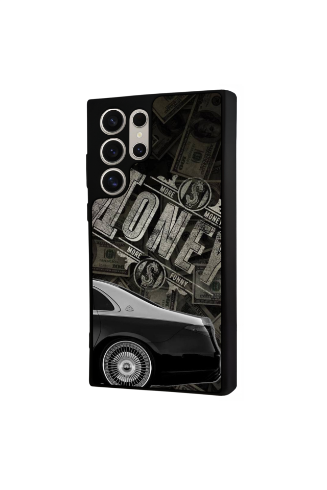 Samsung Galaxy S22 Ultra Uyumlu Money Para Tasarımlı Glossy Premium Kılıf