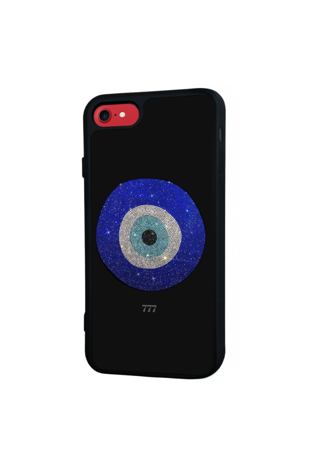 iPhone SE Uyumlu Nazar Tasarımlı Glossy Premium Kılıf