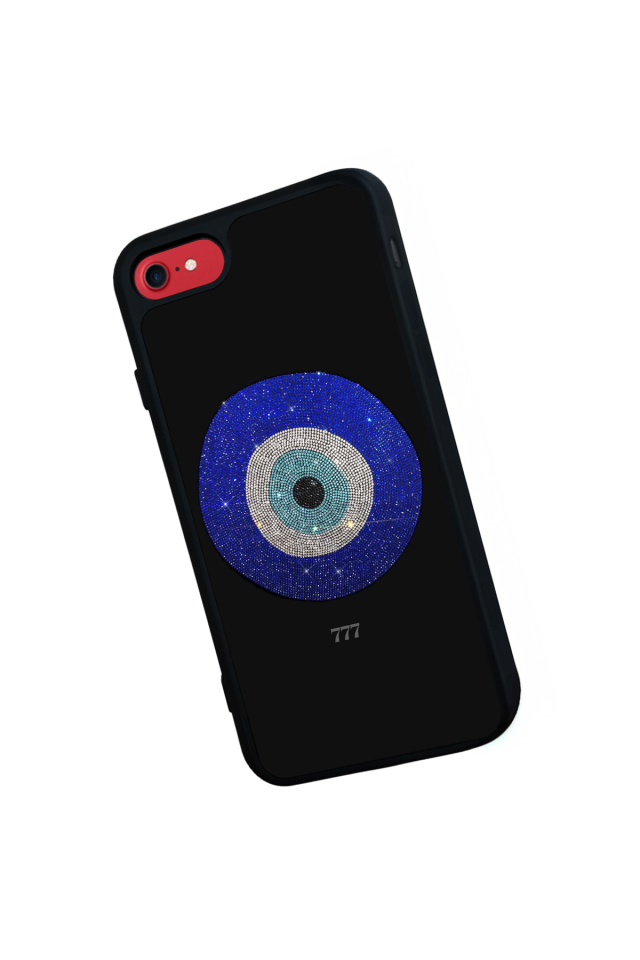 iPhone SE Uyumlu Nazar Tasarımlı Glossy Premium Kılıf