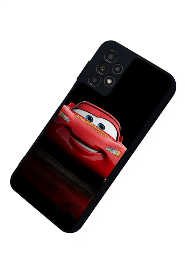 Samsung Galaxy A23 Uyumlu Şimsek McQueen Tasarımlı Glossy Premium Kılıf