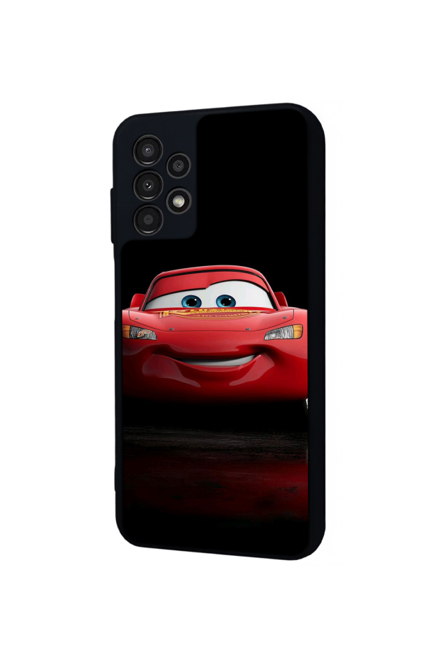 Samsung Galaxy A23 Uyumlu Şimsek McQueen Tasarımlı Glossy Premium Kılıf