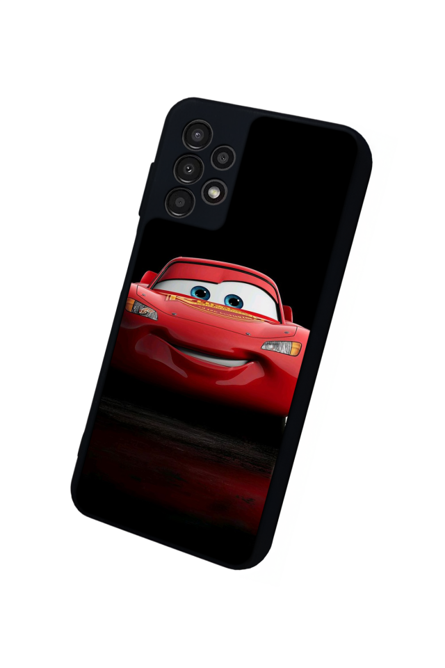 Samsung Galaxy A23 Uyumlu Şimsek McQueen Tasarımlı Glossy Premium Kılıf