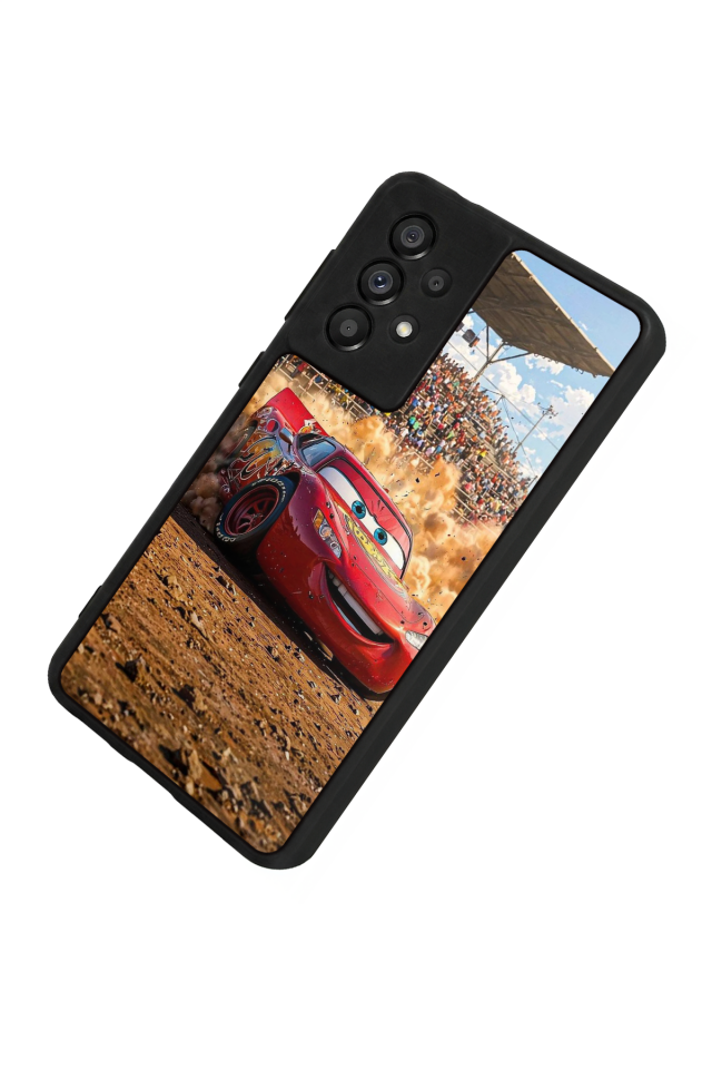Samsung Galaxy A73 Uyumlu Şimsek McQueen Tasarımlı Glossy Premium Kılıf