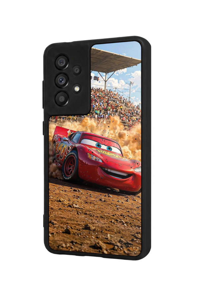 Samsung Galaxy A73 Uyumlu Şimsek McQueen Tasarımlı Glossy Premium Kılıf