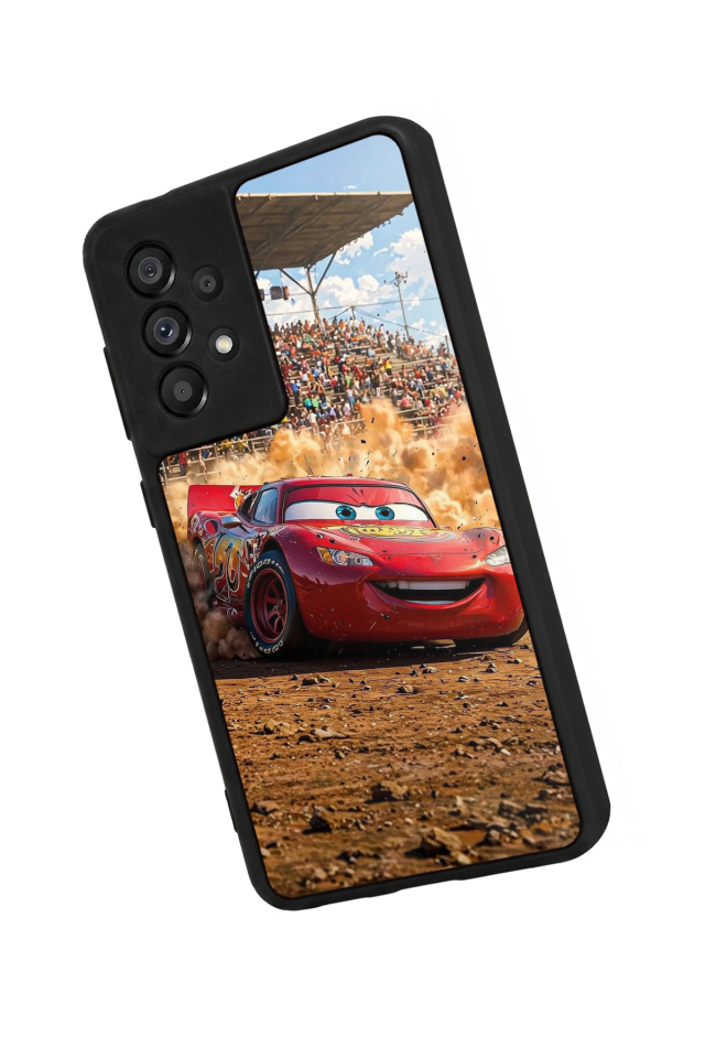 Samsung Galaxy A73 Uyumlu Şimsek McQueen Tasarımlı Glossy Premium Kılıf
