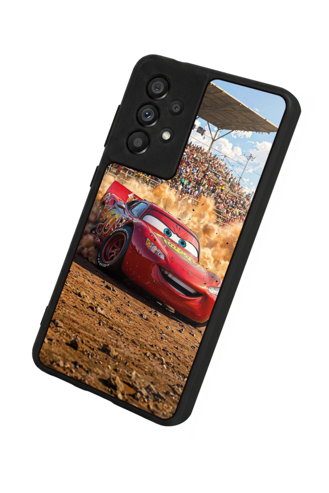 Samsung Galaxy A73 Uyumlu Şimsek McQueen Tasarımlı Glossy Premium Kılıf