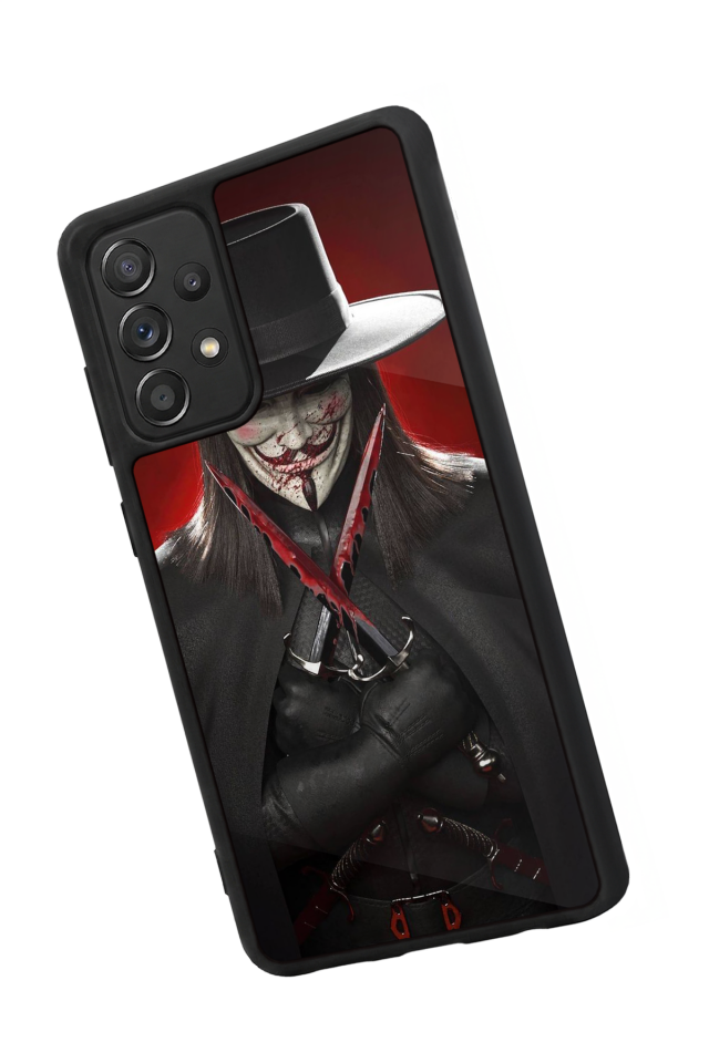 Samsung Galaxy A72 Uyumlu Vendetta Tasarımlı Glossy Premium Kılıf