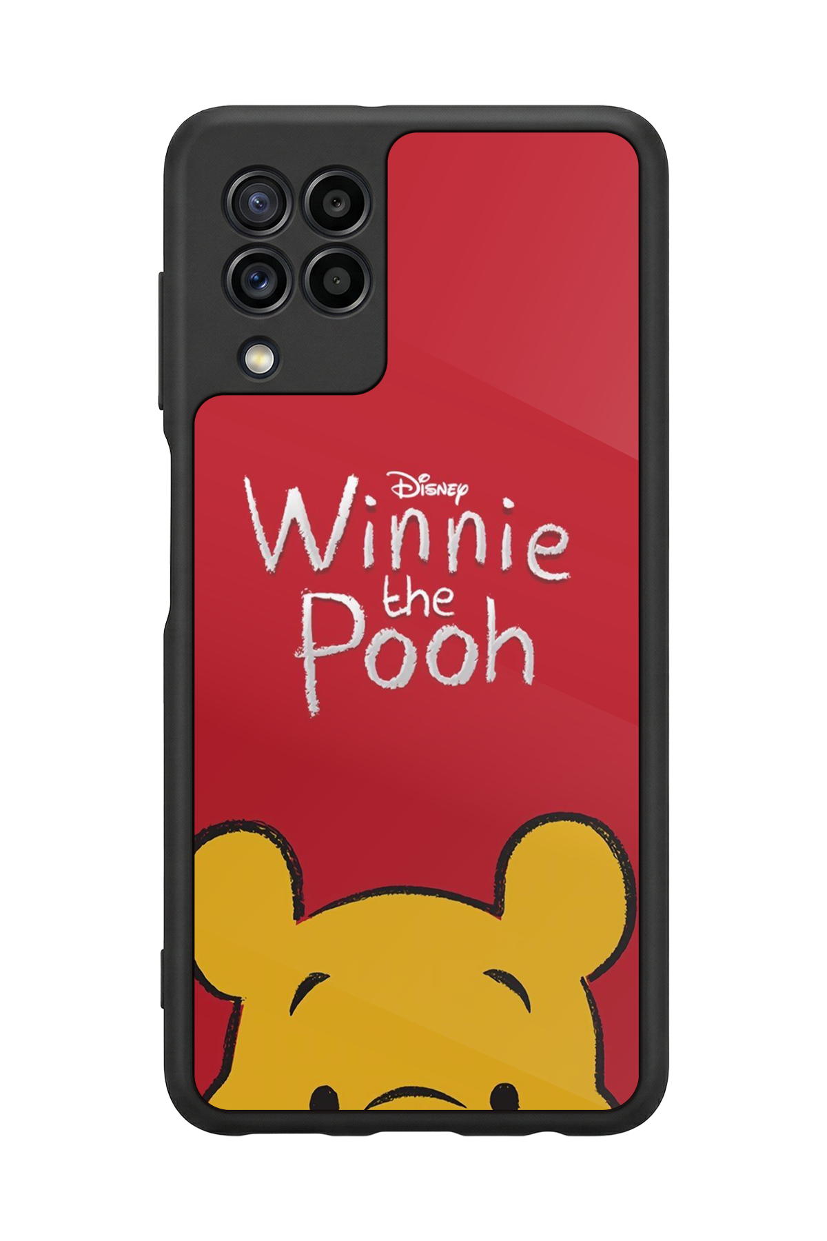 Samsung Galaxy M32 Uyumlu Winnie Tasarımlı Glossy Premium Kılıf
