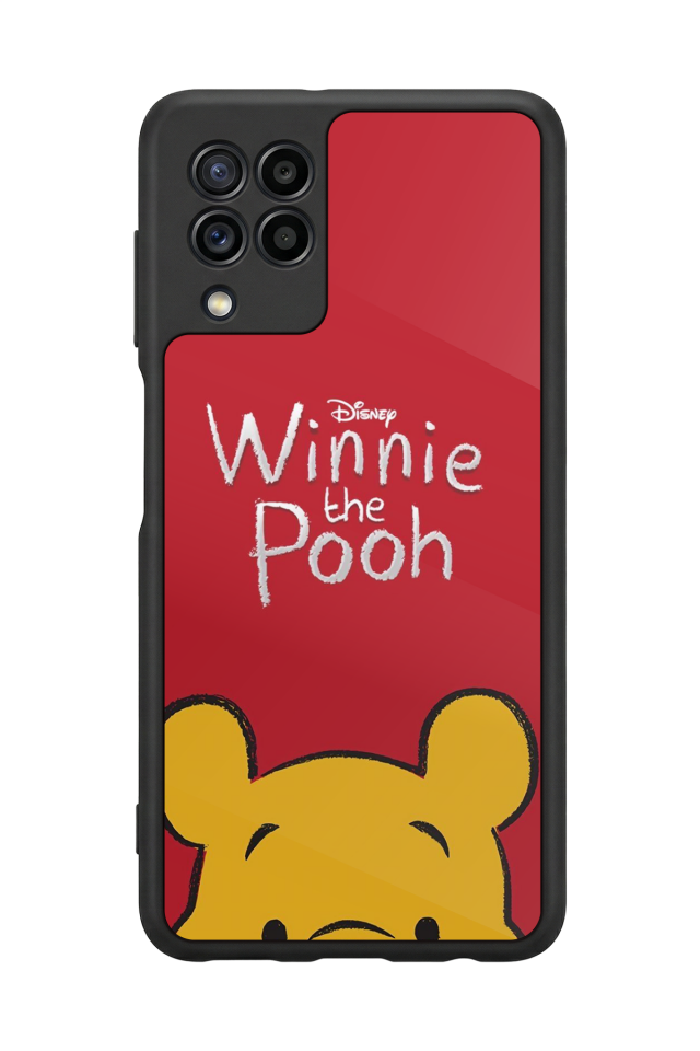 Samsung Galaxy M32 Uyumlu Winnie Tasarımlı Glossy Premium Kılıf