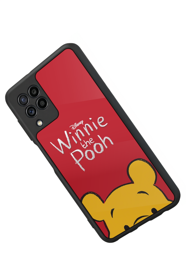 Samsung Galaxy M32 Uyumlu Winnie Tasarımlı Glossy Premium Kılıf