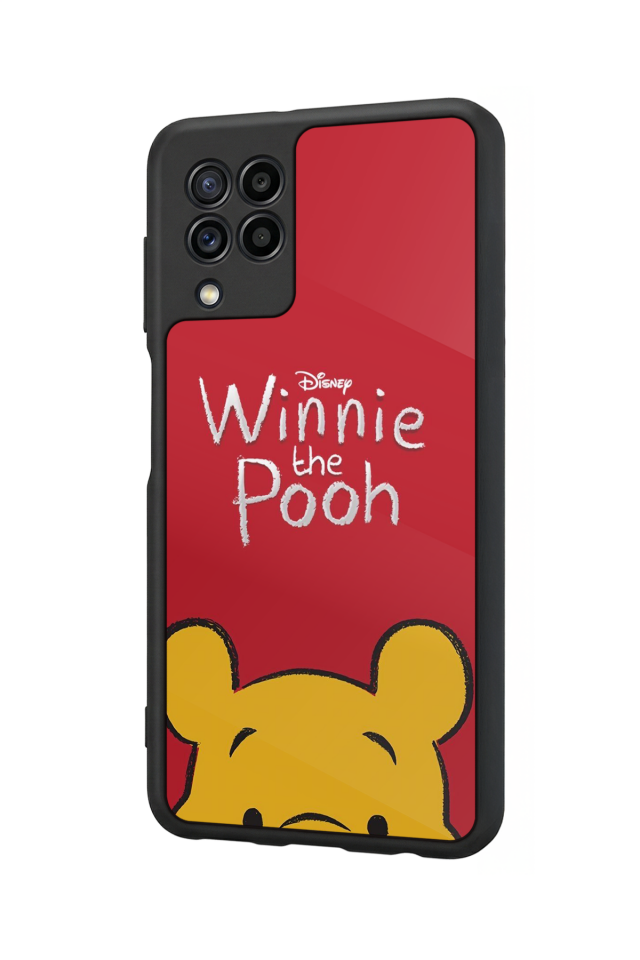 Samsung Galaxy M32 Uyumlu Winnie Tasarımlı Glossy Premium Kılıf
