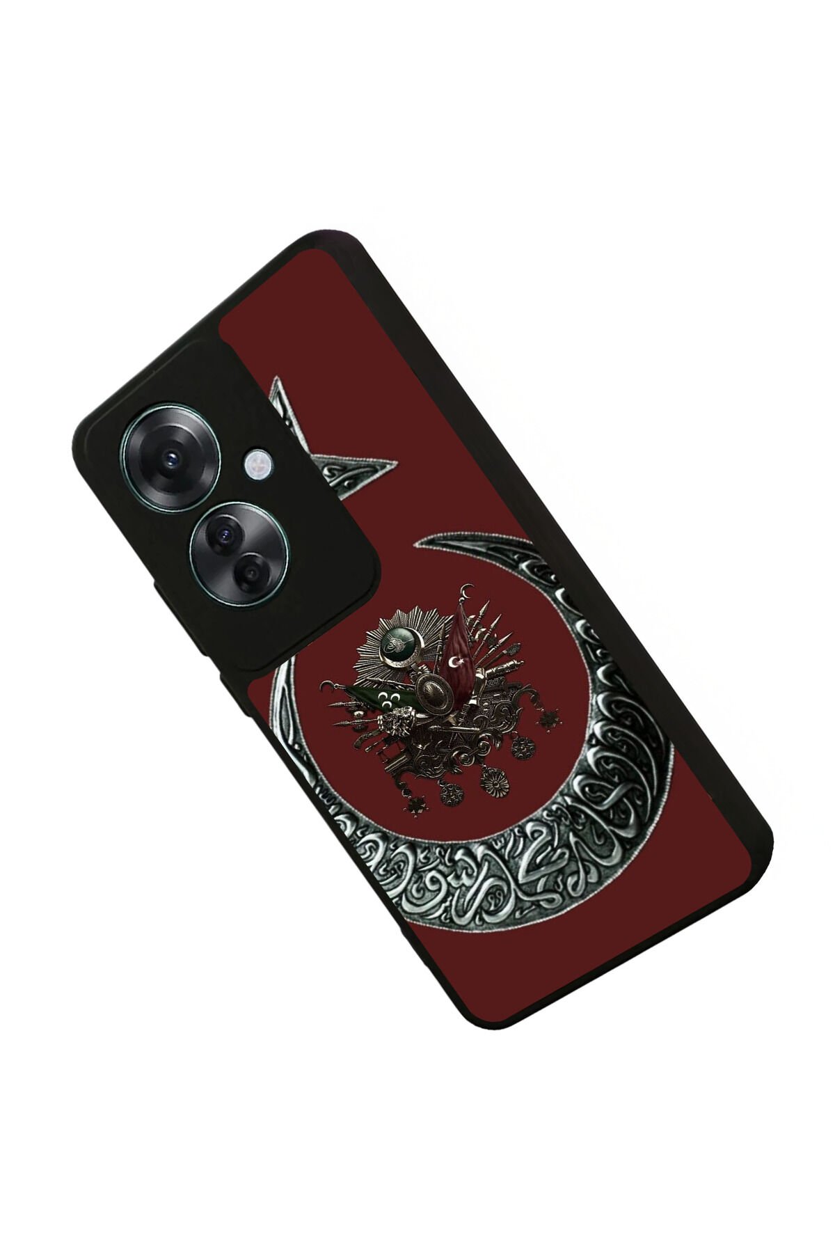 Oppo Reno 11F Uyumlu Osmanli Tugrasi Tasarımlı Glossy Premium Kılıf