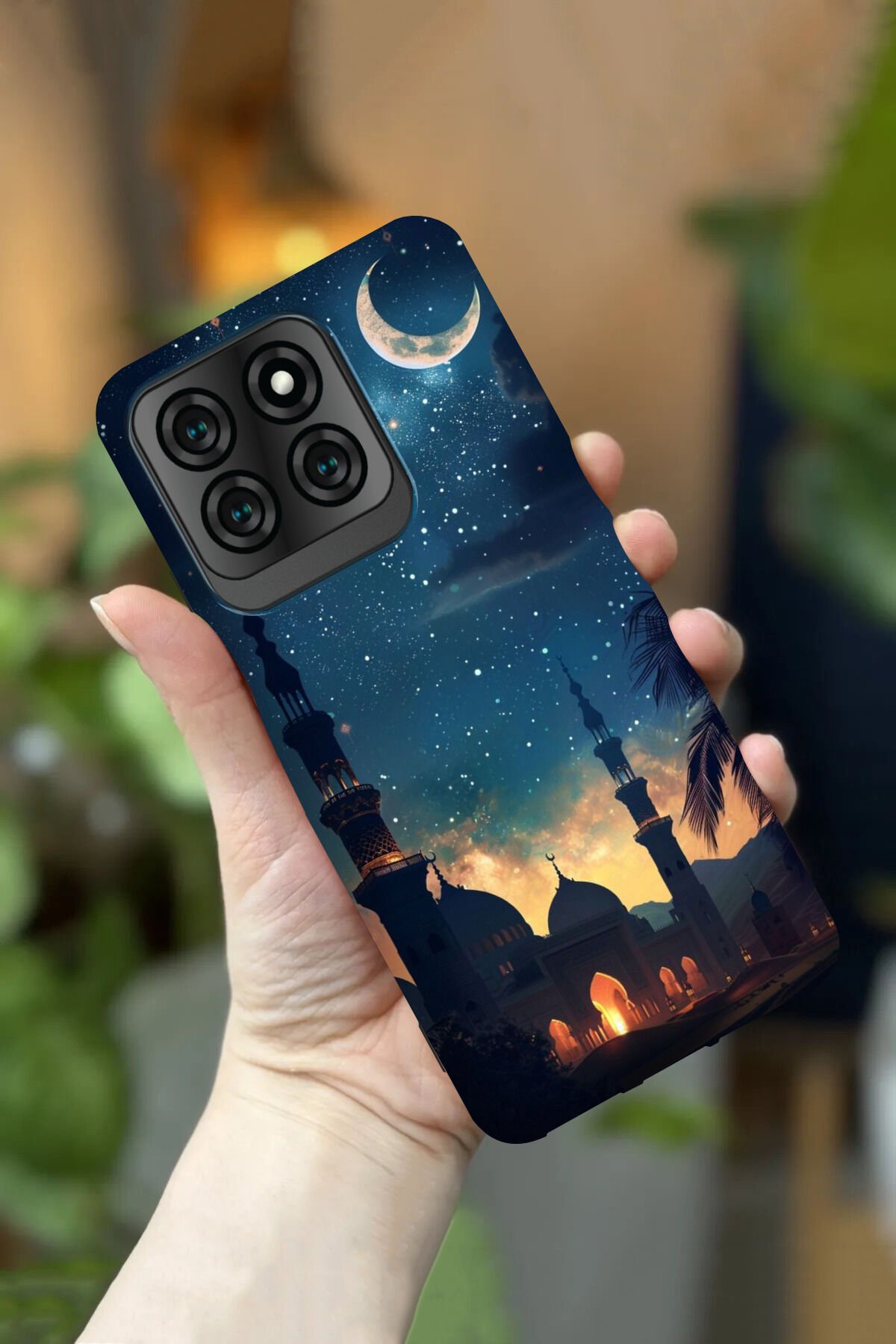 Reeder S71 Uyumlu Kamera Korumalı Cami Desenli HD Baskılı Silikon Kılıf