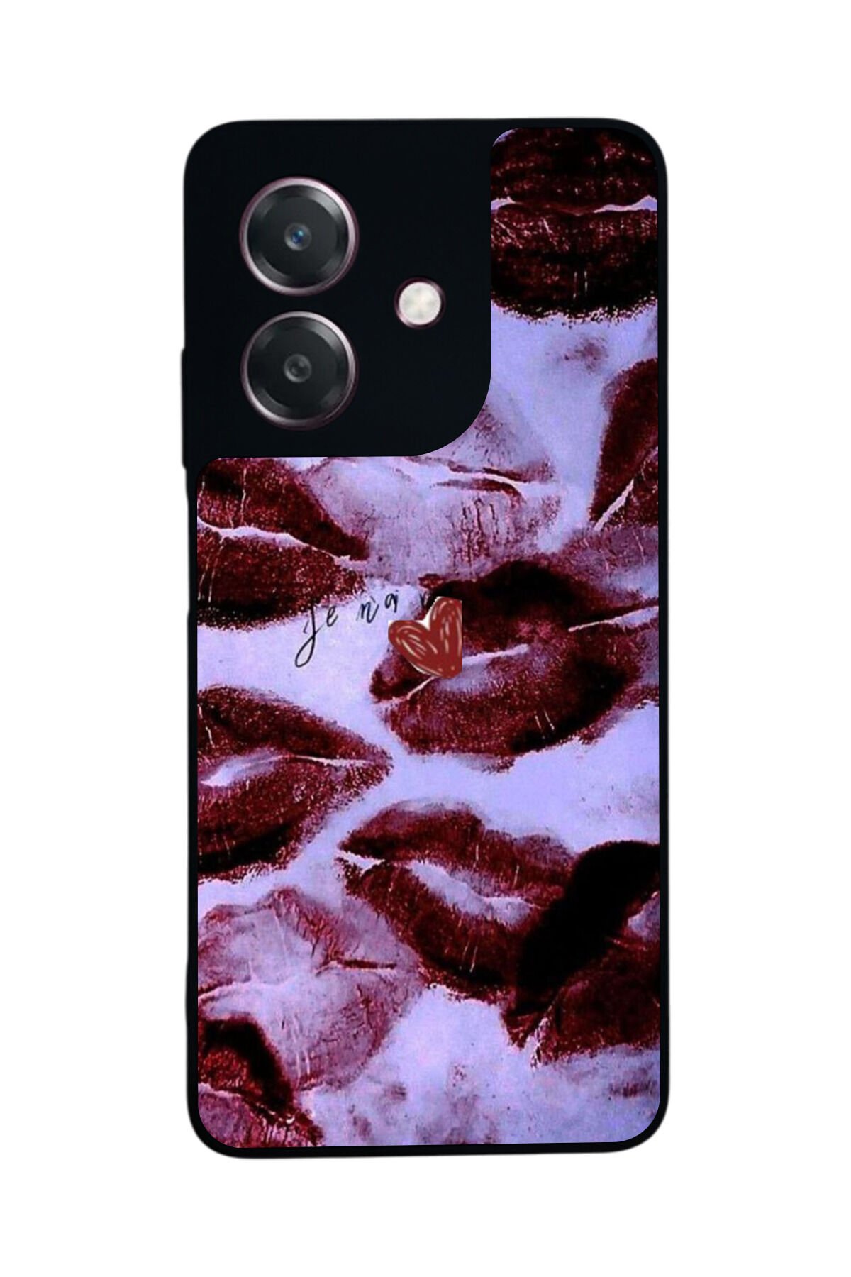 Oppo A3 5G Uyumlu Dudak Tasarımlı Glossy Premium Kılıf