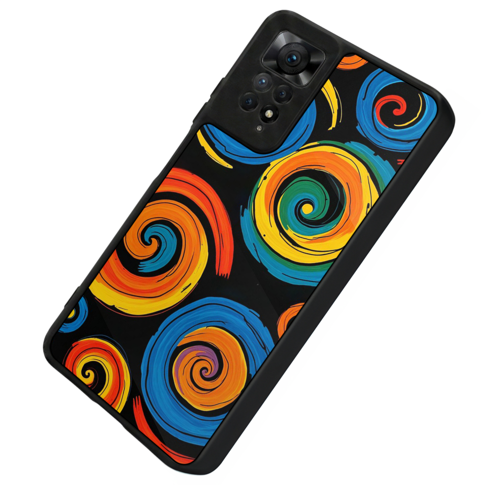 Xiaomi Redmi Note 11 Pro Uyumlu Abstract Tasarımlı Glossy Premium Kılıf
