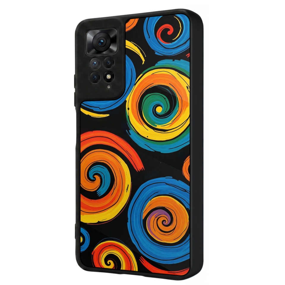 Xiaomi Redmi Note 11 Pro Uyumlu Abstract Tasarımlı Glossy Premium Kılıf