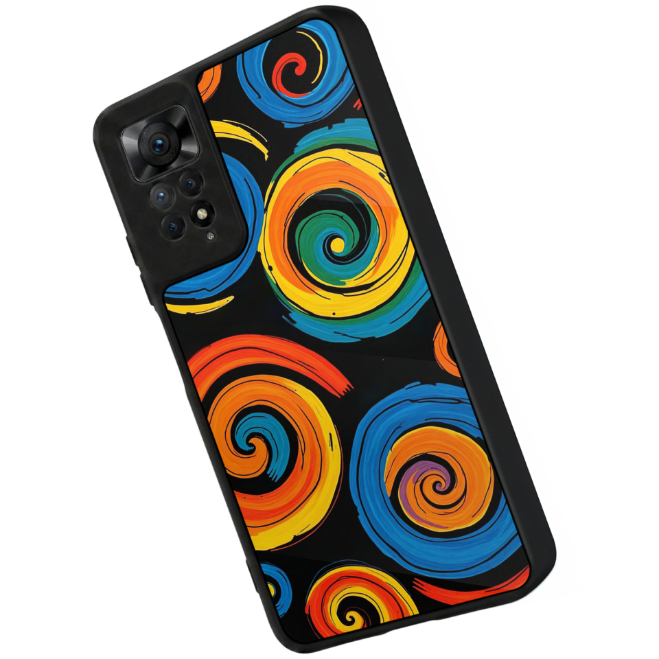 Xiaomi Redmi Note 11 Pro Uyumlu Abstract Tasarımlı Glossy Premium Kılıf