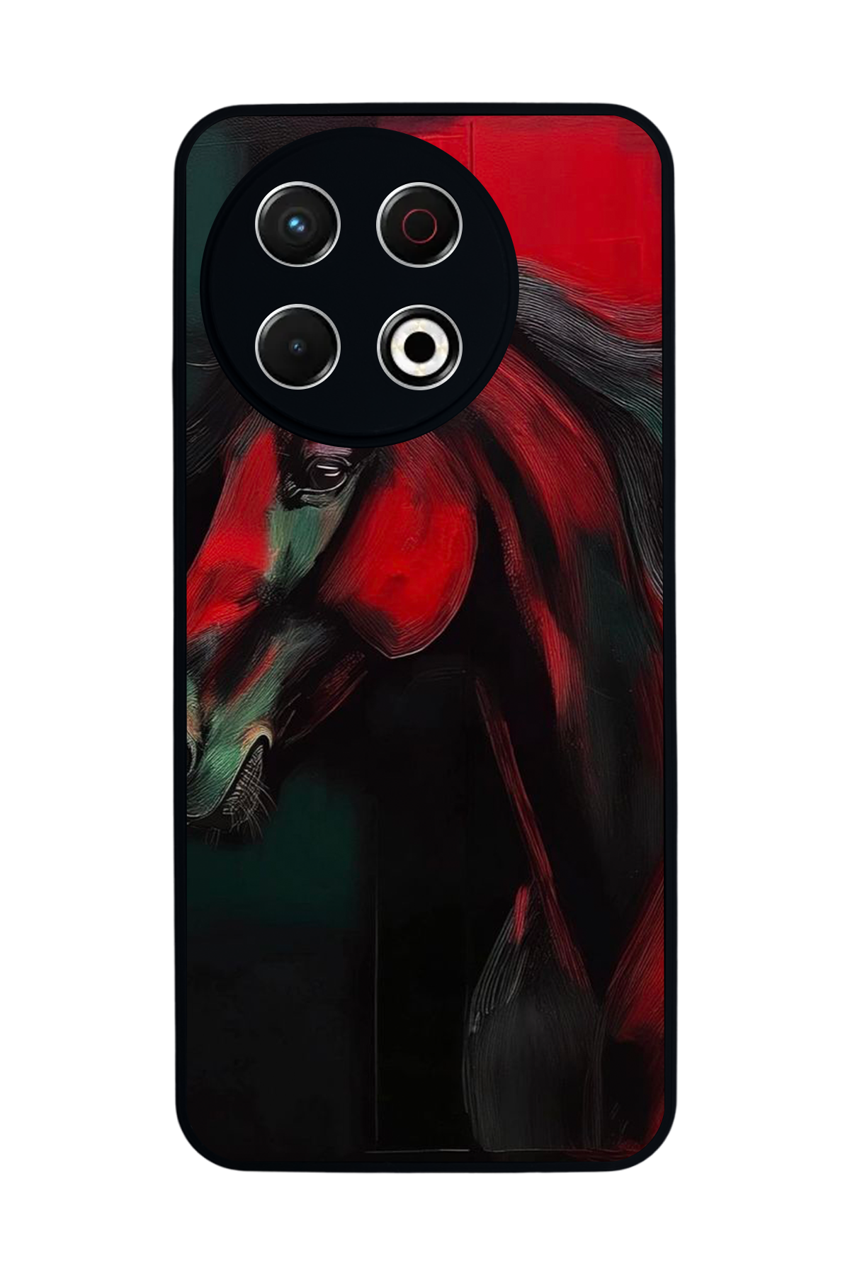 Tecno Spark 30 Pro Uyumlu At Horse Tasarımlı Glossy Premium Kılıf