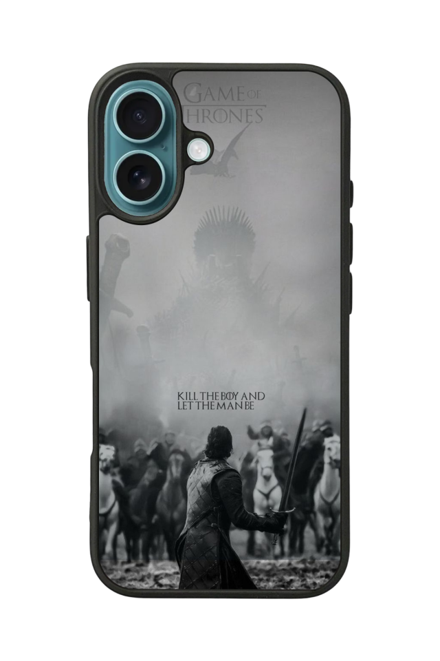 iPhone 16 Plus Uyumlu GameOfThrones Tasarımlı Glossy Premium Kılıf