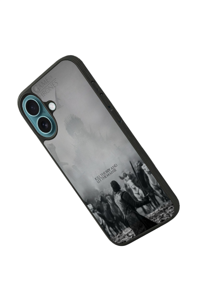 iPhone 16 Plus Uyumlu GameOfThrones Tasarımlı Glossy Premium Kılıf