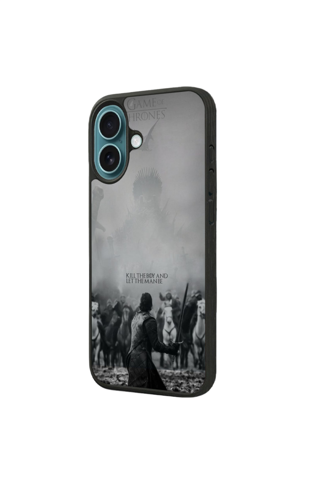 iPhone 16 Plus Uyumlu GameOfThrones Tasarımlı Glossy Premium Kılıf