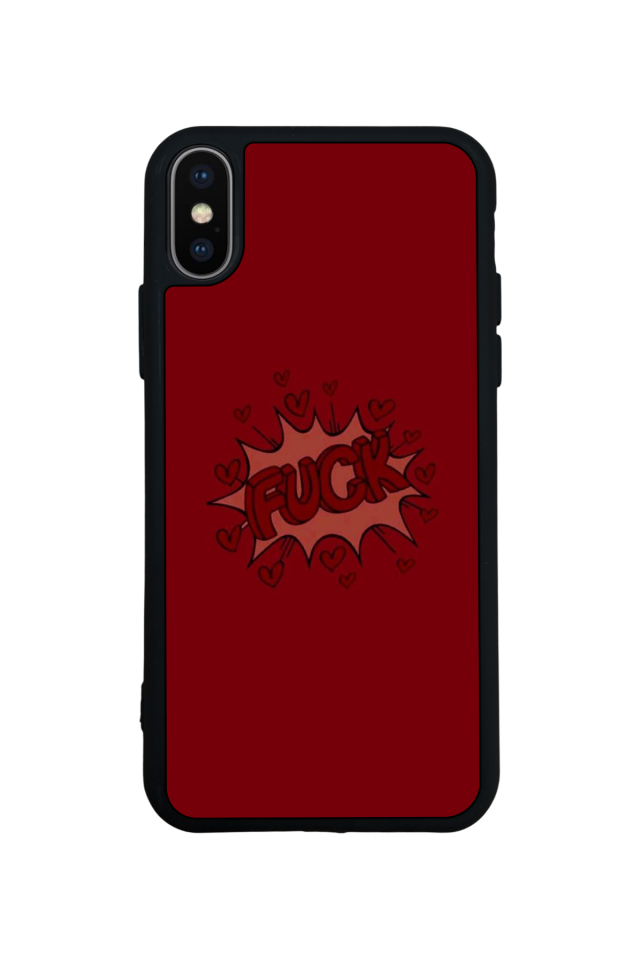 iPhone XS Max Uyumlu Kalp Love Tasarımlı Glossy Premium Kılıf