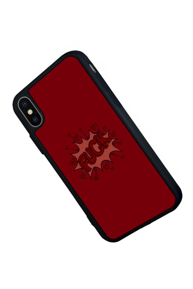 iPhone XS Max Uyumlu Kalp Love Tasarımlı Glossy Premium Kılıf