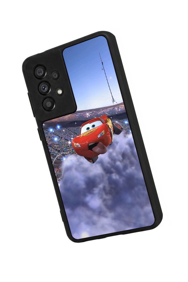 Samsung Galaxy A73 Uyumlu Şimsek McQueen Tasarımlı Glossy Premium Kılıf