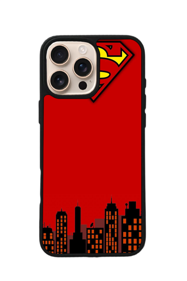 iPhone 16 Pro Max Uyumlu Superman Tasarımlı Glossy Premium Kılıf