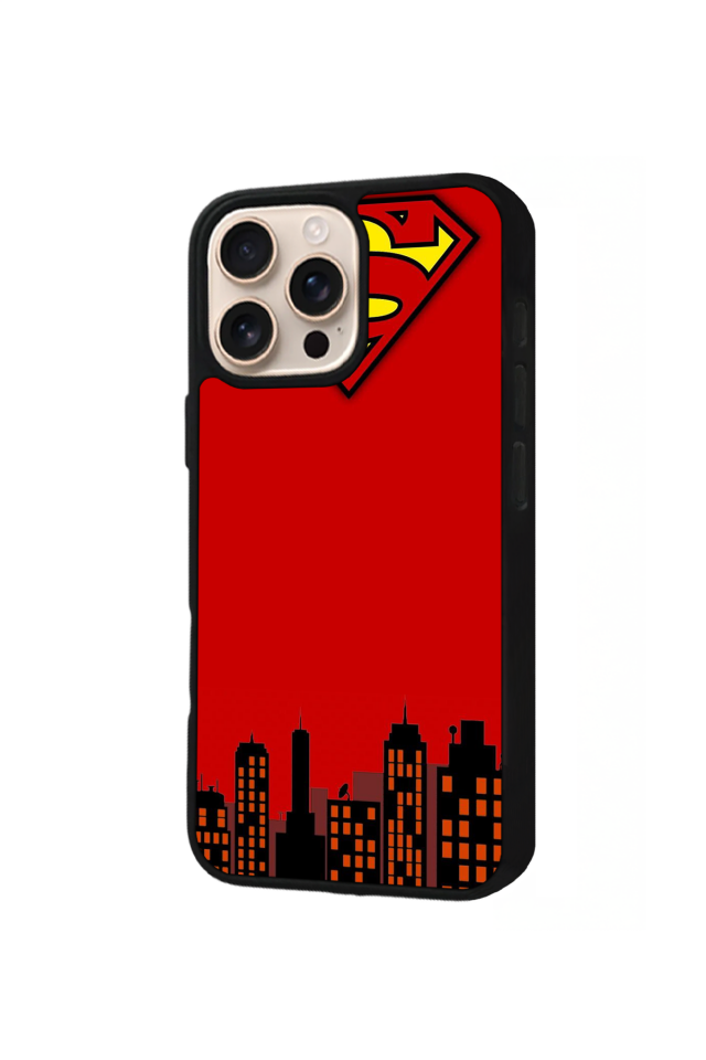 iPhone 16 Pro Max Uyumlu Superman Tasarımlı Glossy Premium Kılıf