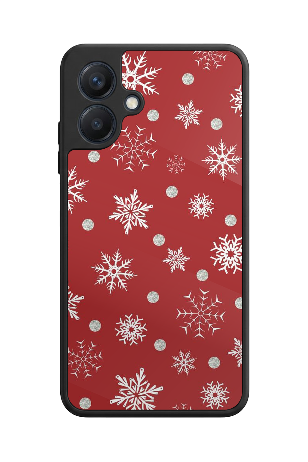 Samsung Galaxy A07 Uyumlu Yilbasi Christmas Tasarımlı Glossy Premium Kılıf