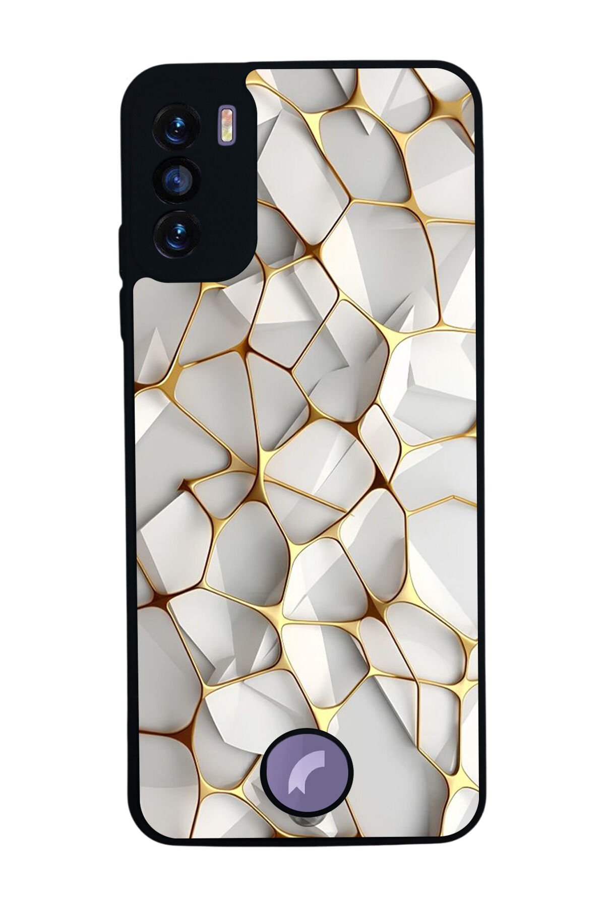 Reeder S19 Max Pro S Uyumlu Mermer Marble Tasarımlı Glossy Premium Kılıf