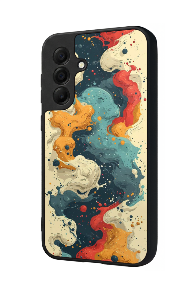 Samsung Galaxy A17 Uyumlu Abstract Tasarımlı Glossy Premium Kılıf