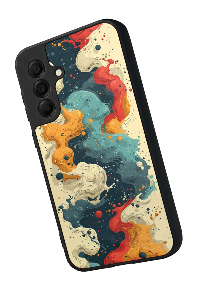 Samsung Galaxy A17 Uyumlu Abstract Tasarımlı Glossy Premium Kılıf