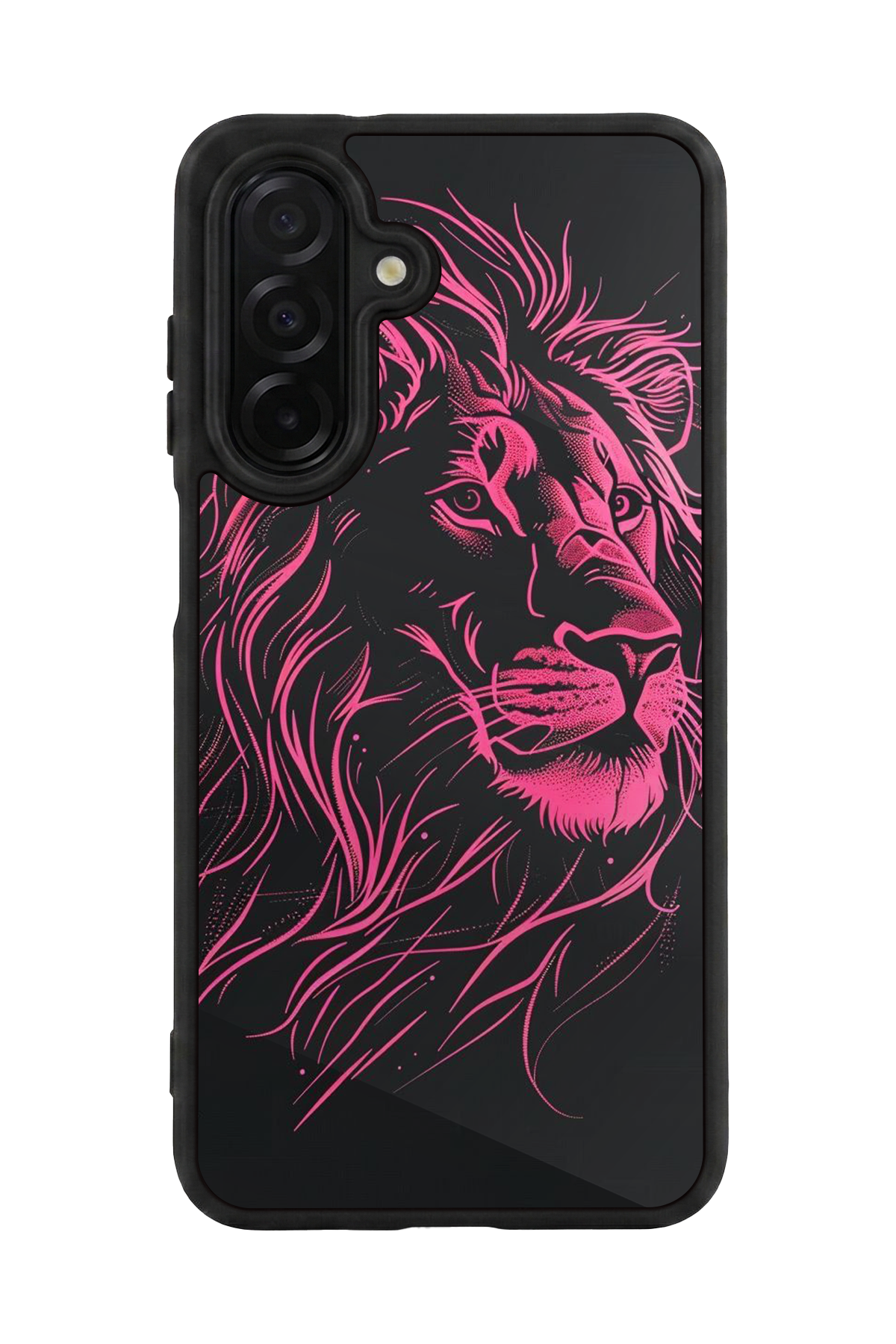 Samsung Galaxy A36 Uyumlu Aslan Tasarımlı Glossy Premium Kılıf