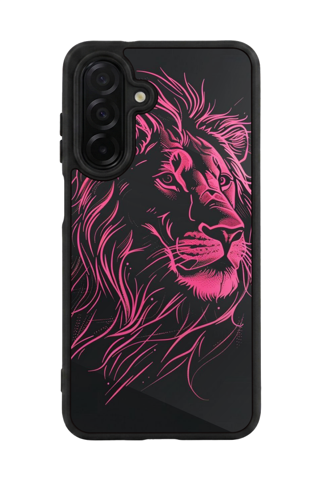 Samsung Galaxy A36 Uyumlu Aslan Tasarımlı Glossy Premium Kılıf