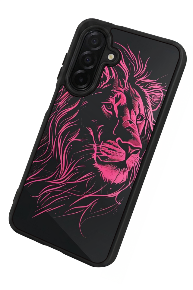 Samsung Galaxy A36 Uyumlu Aslan Tasarımlı Glossy Premium Kılıf