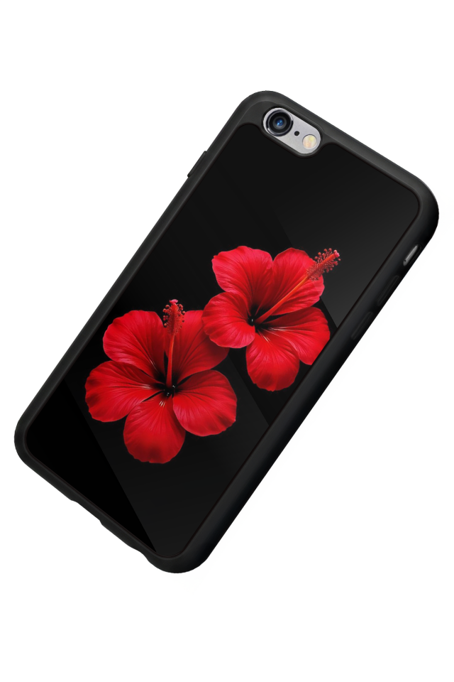 iPhone 6 Plus Uyumlu Cicek Tasarımlı Glossy Premium Kılıf