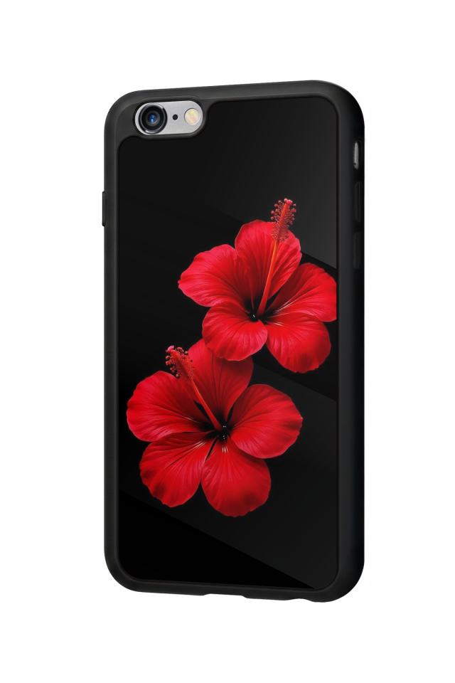 iPhone 6 Plus Uyumlu Cicek Tasarımlı Glossy Premium Kılıf