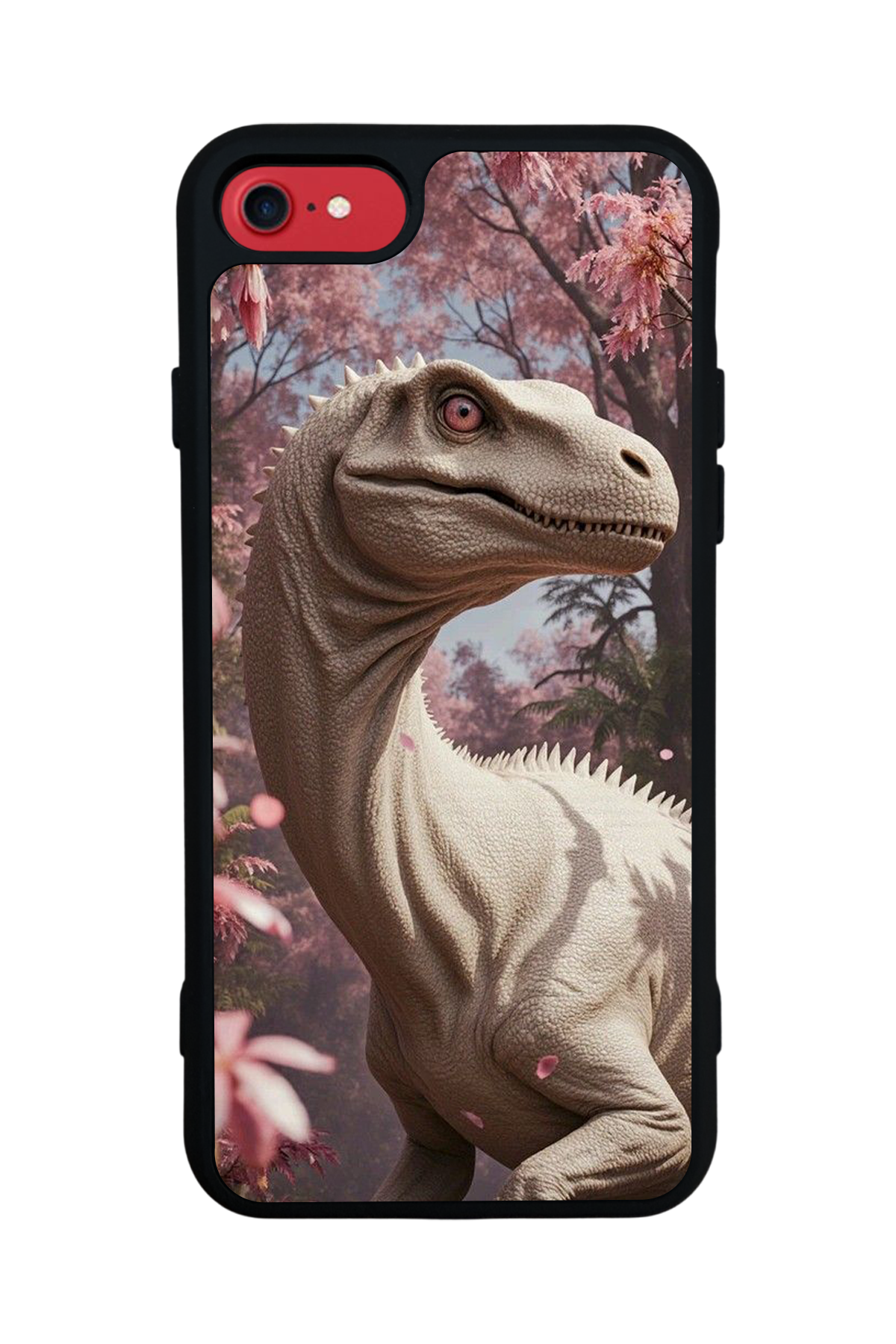 iPhone 8 Uyumlu Dinazor Tasarımlı Glossy Premium Kılıf