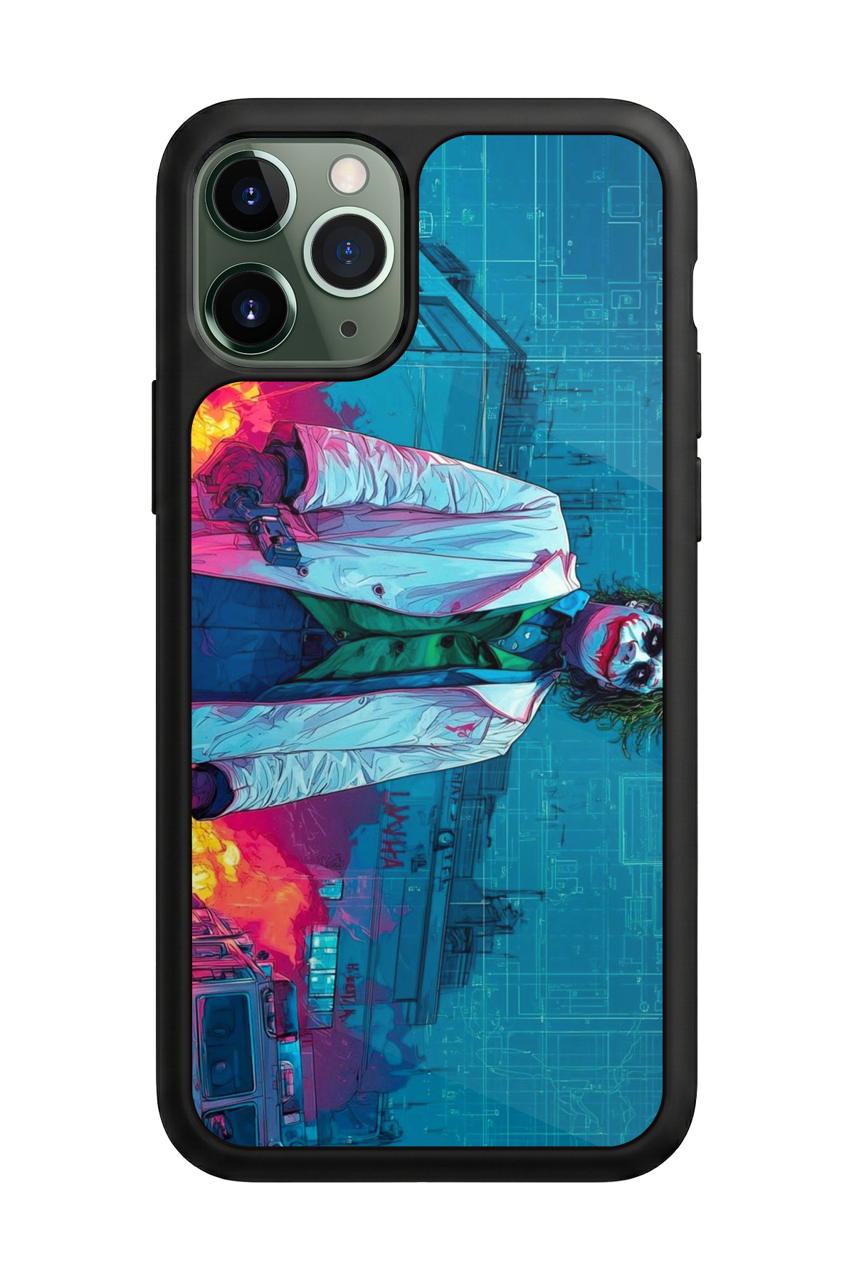 iPhone 11 Pro Uyumlu Joker Tasarımlı Glossy Premium Kılıf
