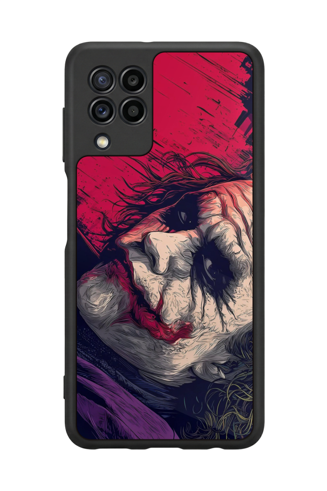 Samsung Galaxy M22 Uyumlu Joker Tasarımlı Glossy Premium Kılıf