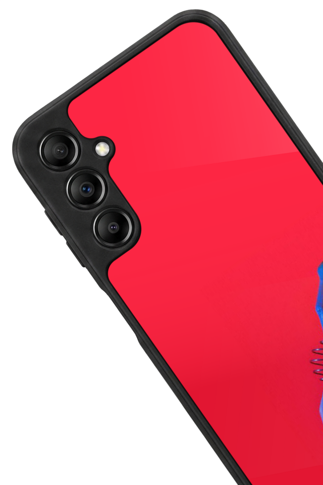 Samsung Galaxy A14 Uyumlu Kirmizi Tasarımlı Glossy Premium Kılıf