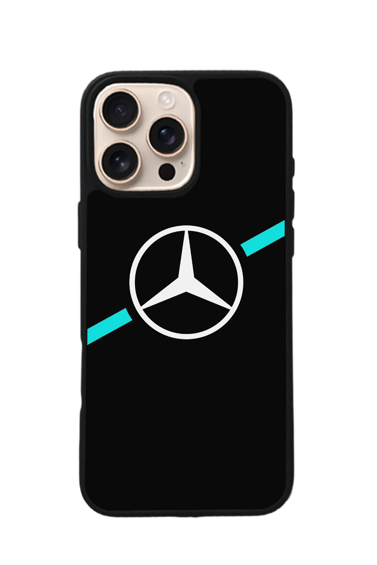 iPhone 15 Pro Max Uyumlu Mercedes Tasarımlı Glossy Premium Kılıf