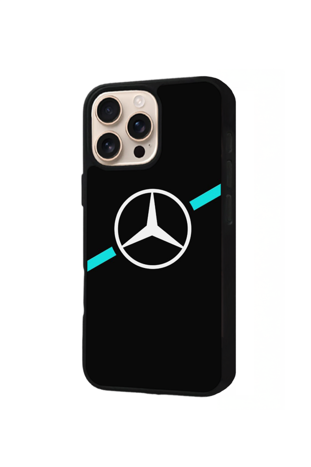 iPhone 15 Pro Max Uyumlu Mercedes Tasarımlı Glossy Premium Kılıf