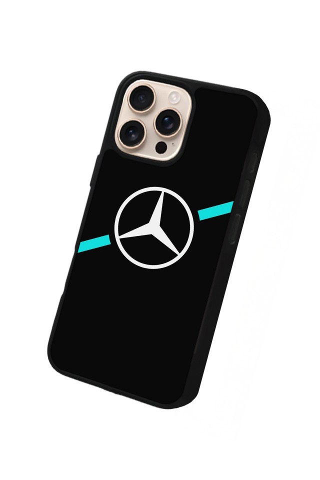 iPhone 15 Pro Max Uyumlu Mercedes Tasarımlı Glossy Premium Kılıf
