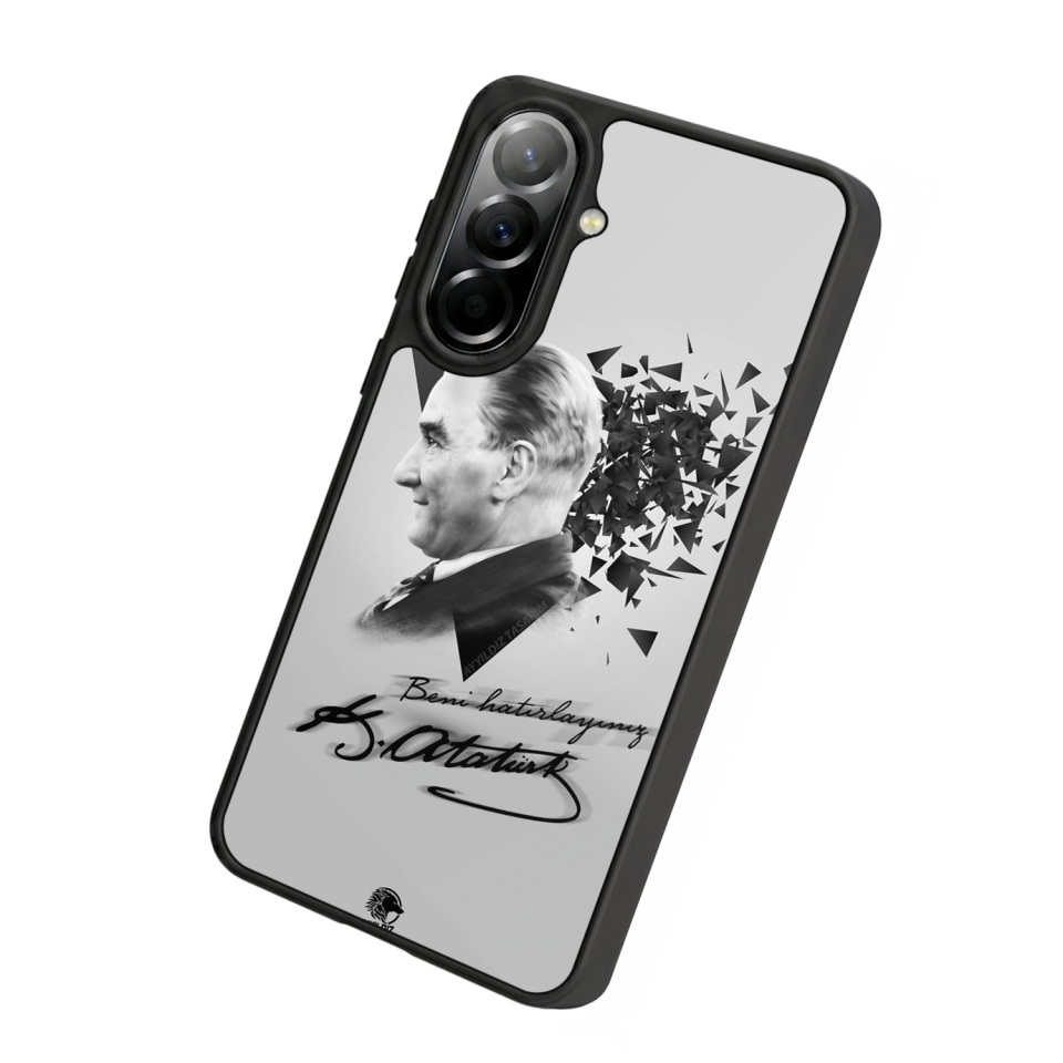 Samsung Galaxy A37 Uyumlu Mustafa Kemal Ataturk Tasarımlı Glossy Premium Kılıf