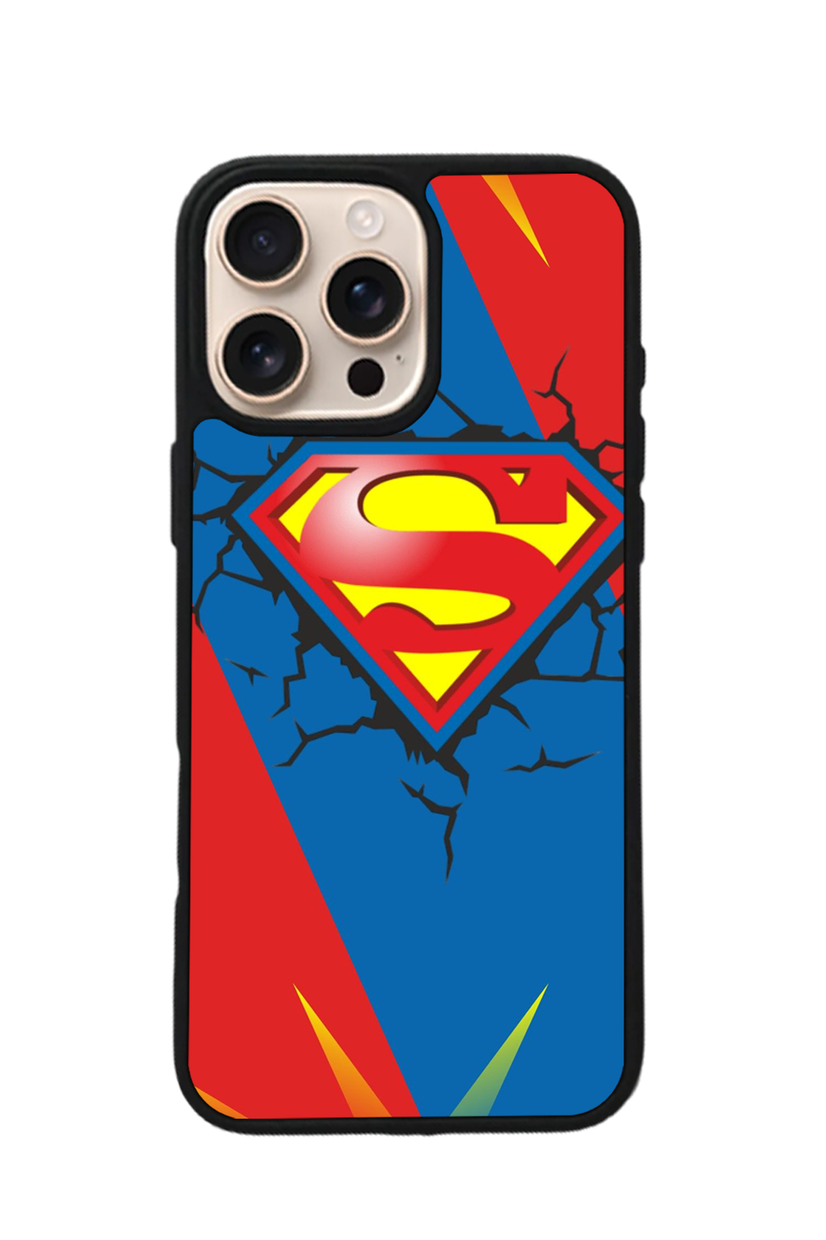iPhone 16 Pro Max Uyumlu Superman Tasarımlı Glossy Premium Kılıf