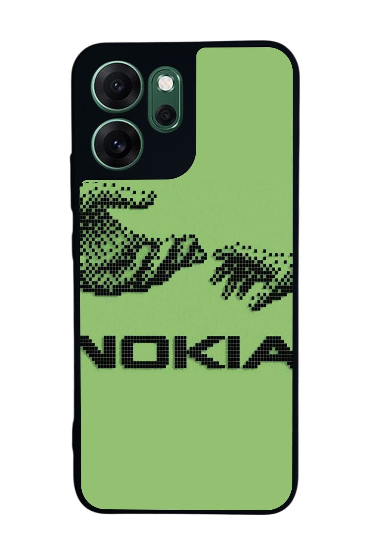 Oppo Reno 14F Uyumlu Nokia Tasarımlı Glossy Premium Kılıf