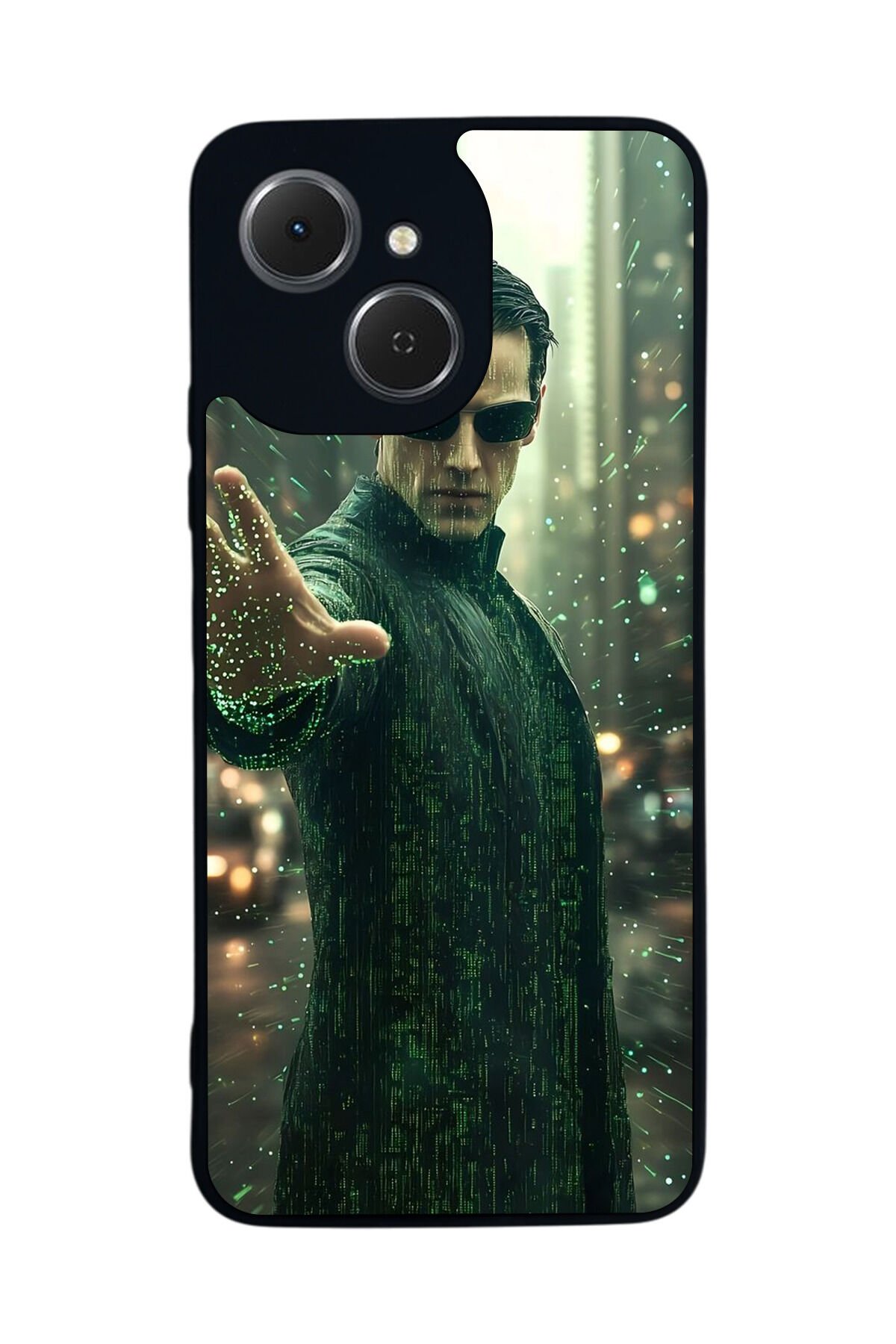Tecno Spark 40C Uyumlu Matrix Tecno Spark 40C Tasarımlı Glossy Premium Kılıf